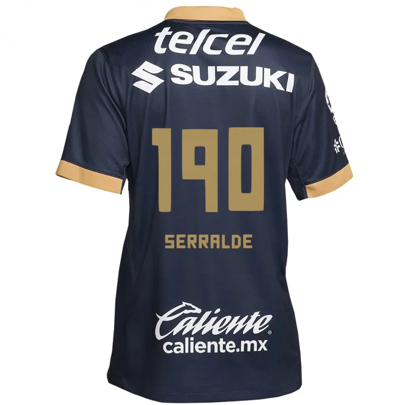 Danxen Herren Gerardo Serralde #190 Obsidian Gold Weiß Auswärtstrikot Trikot 2024/25 T-Shirt Schweiz