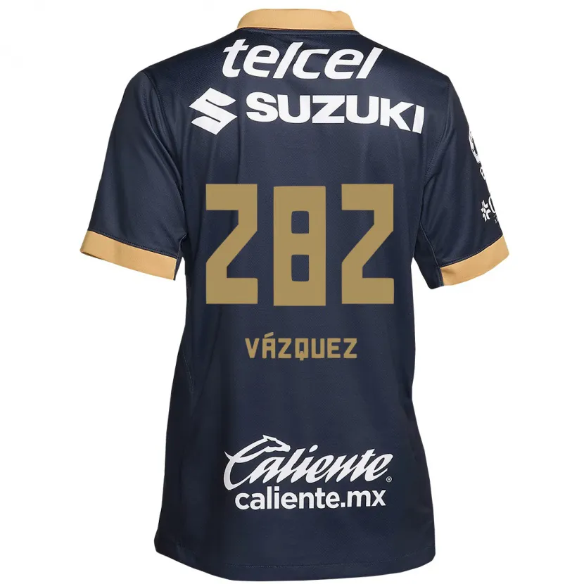 Danxen Herren Austin Vázquez #282 Obsidian Gold Weiß Auswärtstrikot Trikot 2024/25 T-Shirt Schweiz