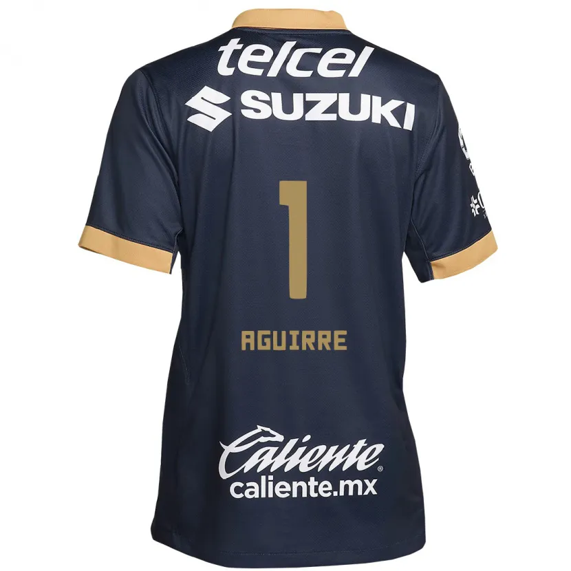 Danxen Herren Miriam Aguirre #1 Obsidian Gold Weiß Auswärtstrikot Trikot 2024/25 T-Shirt Schweiz