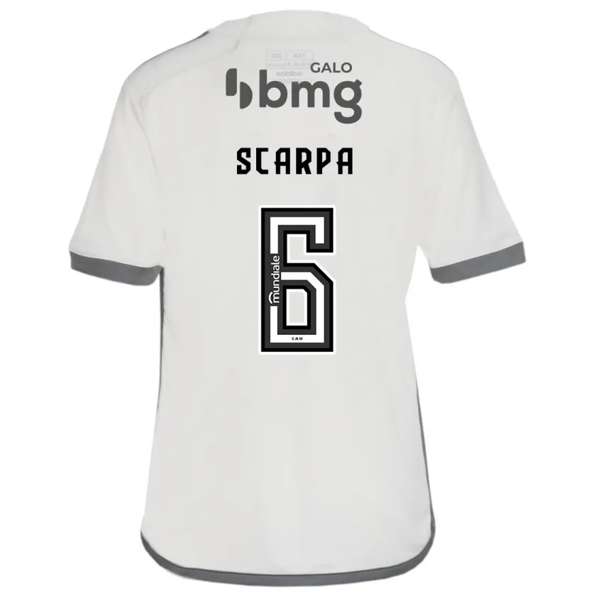 Danxen Herren Gustavo Scarpa #6 Cremefarben Auswärtstrikot Trikot 2024/25 T-Shirt Schweiz