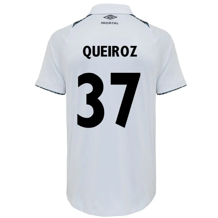 Danxen Herren Du Queiroz #37 Weiß Blau Auswärtstrikot Trikot 2024/25 T-Shirt Schweiz