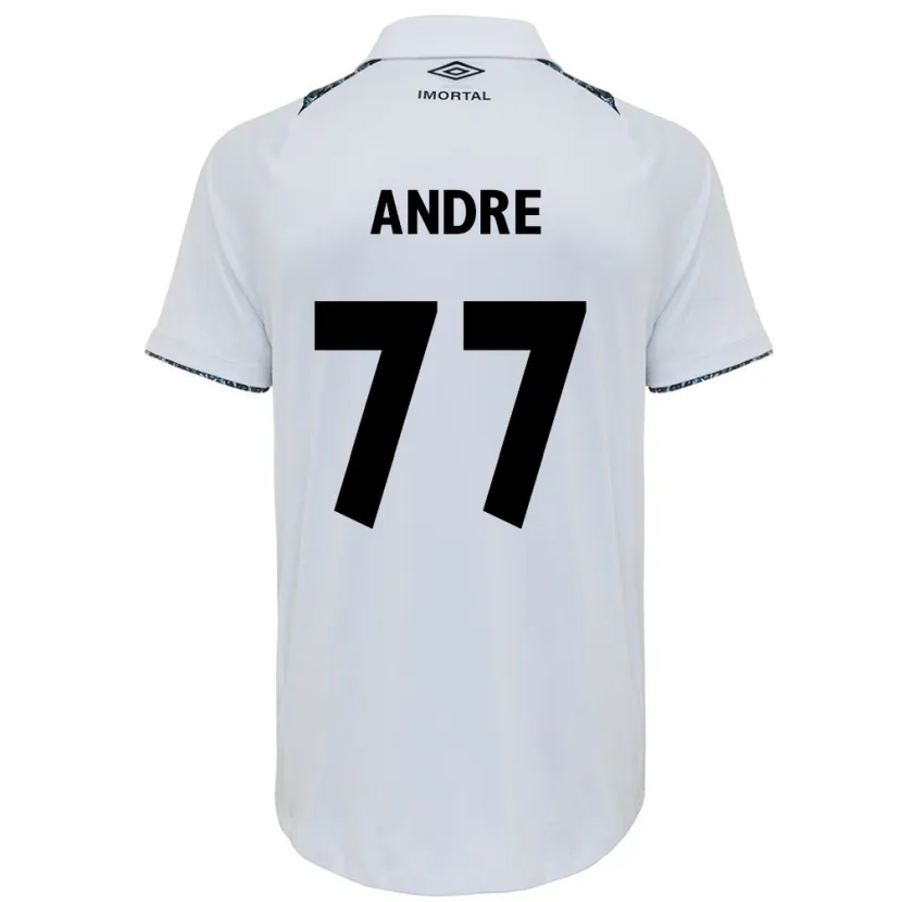 Danxen Herren André Henrique #77 Weiß Blau Auswärtstrikot Trikot 2024/25 T-Shirt Schweiz