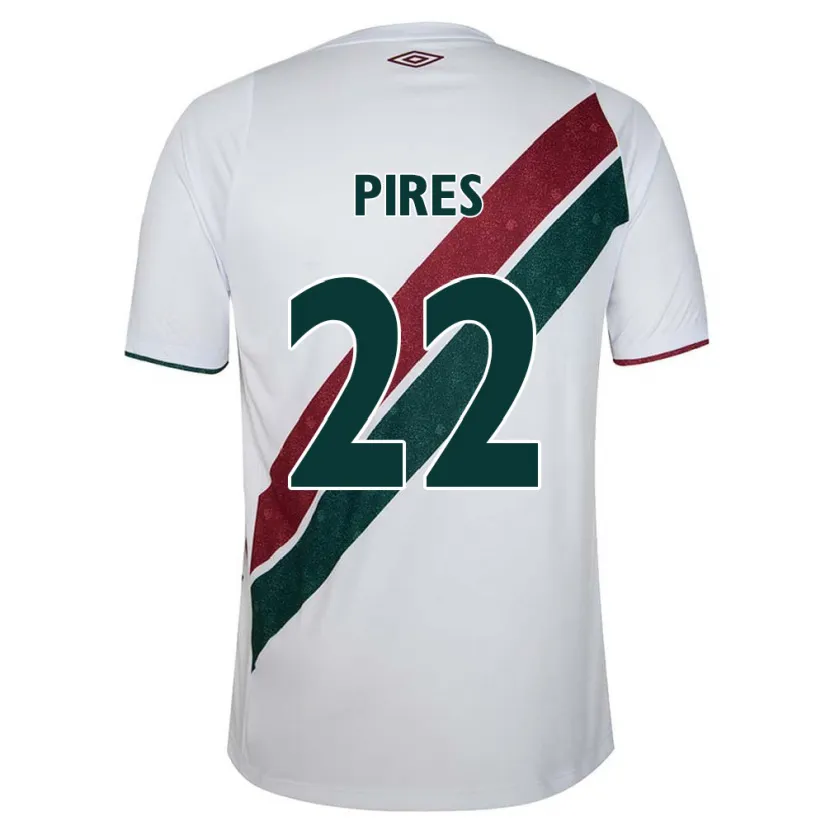 Danxen Herren Gabriel Pires #22 Weiß Grün Kastanienbraun Auswärtstrikot Trikot 2024/25 T-Shirt Schweiz