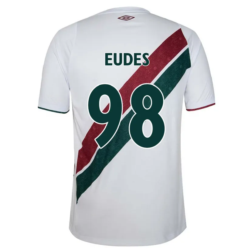 Danxen Herren Vitor Eudes #98 Weiß Grün Kastanienbraun Auswärtstrikot Trikot 2024/25 T-Shirt Schweiz