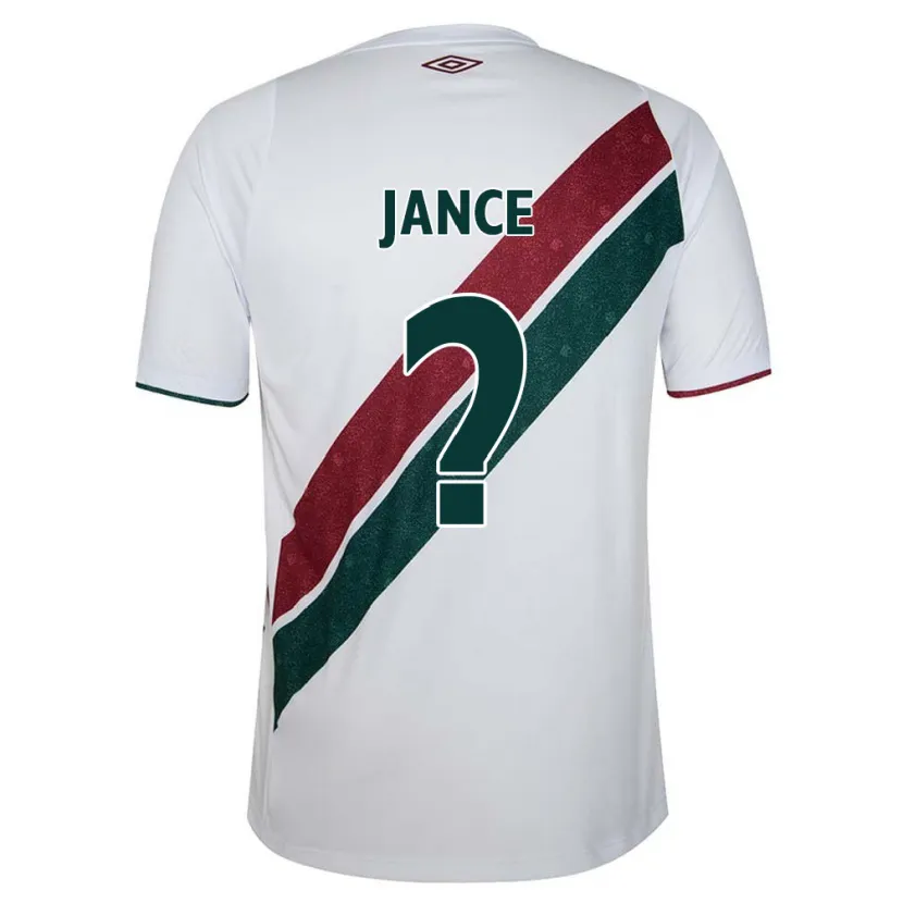 Danxen Herren Léo Jance #0 Weiß Grün Kastanienbraun Auswärtstrikot Trikot 2024/25 T-Shirt Schweiz