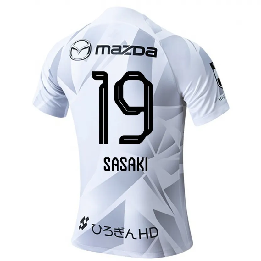 Danxen Herren Sho Sasaki #19 Weiß Grau Schwarz Auswärtstrikot Trikot 2024/25 T-Shirt Schweiz