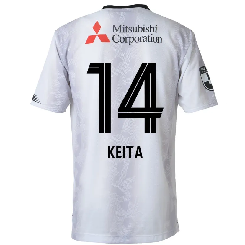 Danxen Herren Keita Yamashita #14 Weiß Schwarz Auswärtstrikot Trikot 2024/25 T-Shirt Schweiz