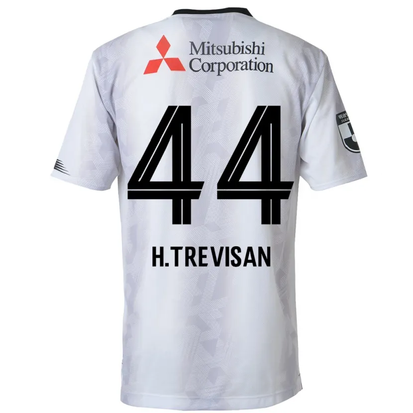 Danxen Herren Henrique Trevisan #44 Weiß Schwarz Auswärtstrikot Trikot 2024/25 T-Shirt Schweiz