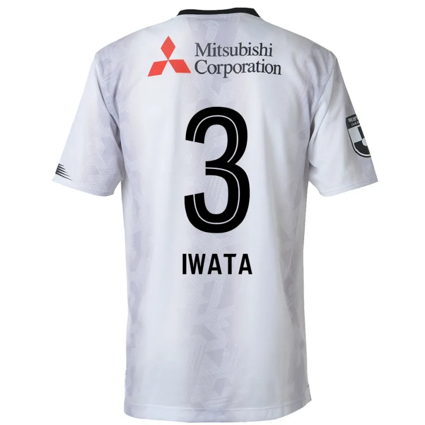 Danxen Herren Yuki Iwata #3 Weiß Schwarz Auswärtstrikot Trikot 2024/25 T-Shirt Schweiz