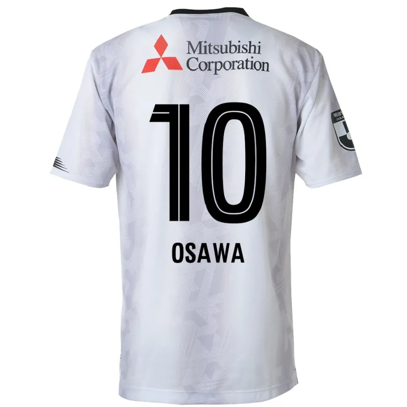 Danxen Herren Shuzo Osawa #10 Weiß Schwarz Auswärtstrikot Trikot 2024/25 T-Shirt Schweiz