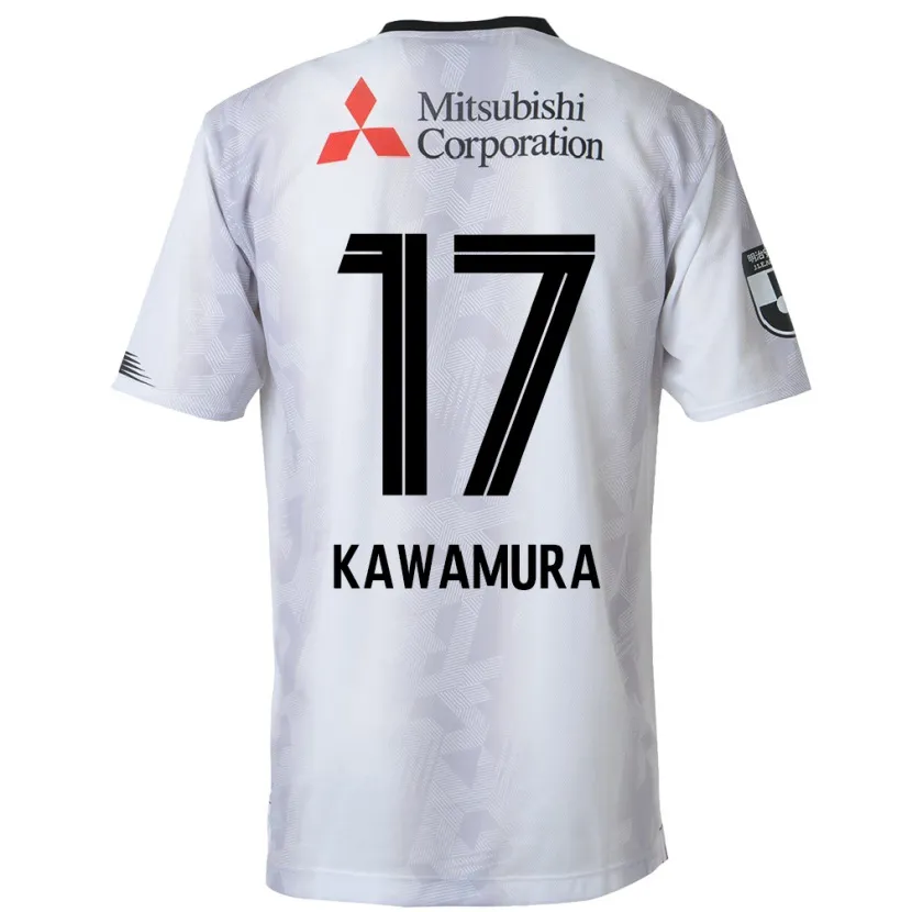 Danxen Herren Riku Kawamura #17 Weiß Schwarz Auswärtstrikot Trikot 2024/25 T-Shirt Schweiz