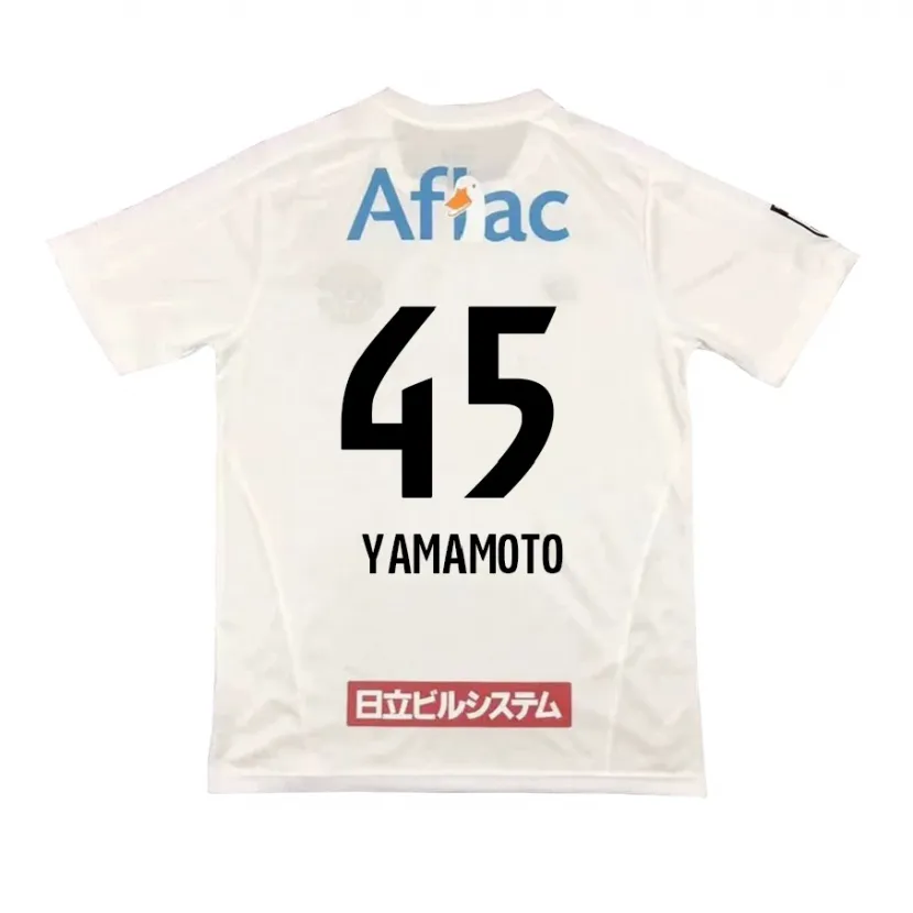 Danxen Herren Ota Yamamoto #45 Weiß Schwarz Auswärtstrikot Trikot 2024/25 T-Shirt Schweiz