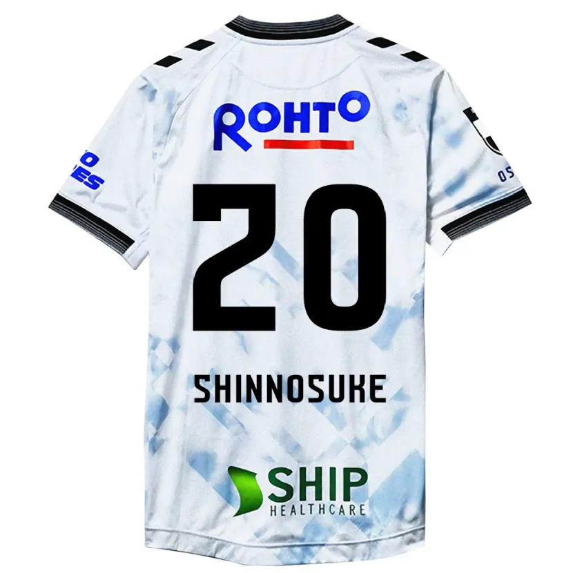 Danxen Herren Shinnosuke Nakatani #20 Weiß Schwarz Auswärtstrikot Trikot 2024/25 T-Shirt Schweiz