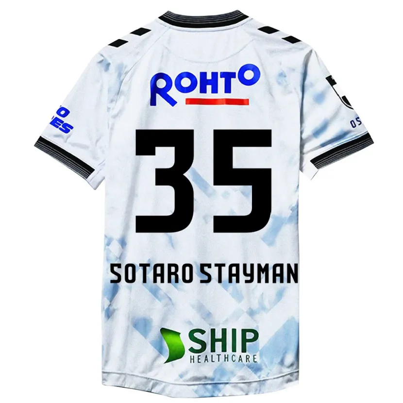 Danxen Herren Joshua Sotaro Stayman #35 Weiß Schwarz Auswärtstrikot Trikot 2024/25 T-Shirt Schweiz