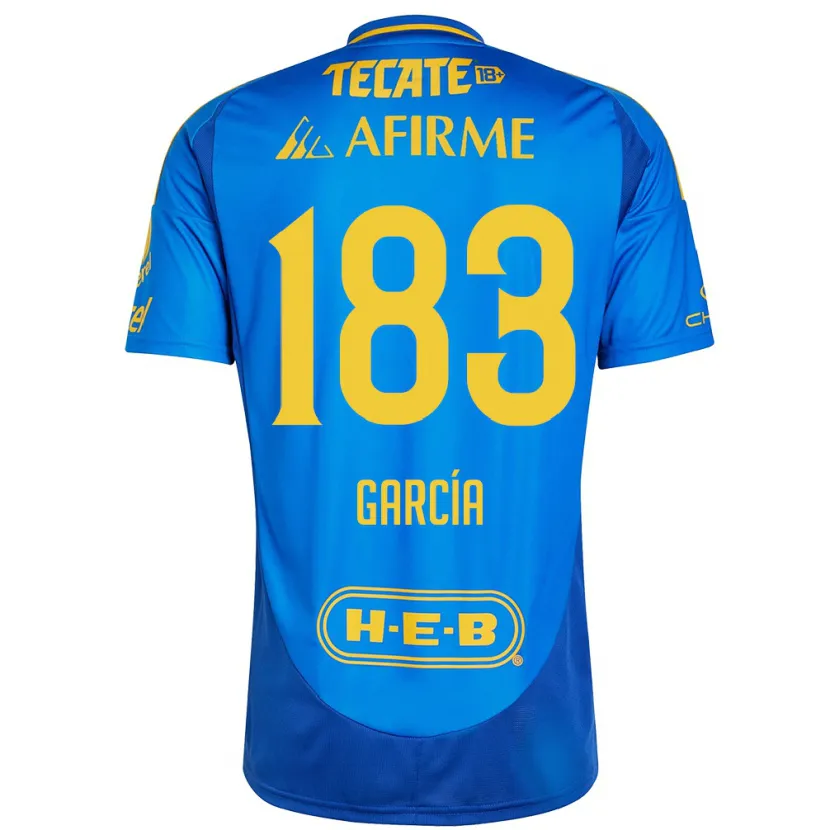 Danxen Herren Zahir García #183 Blau Gelb Auswärtstrikot Trikot 2024/25 T-Shirt Schweiz