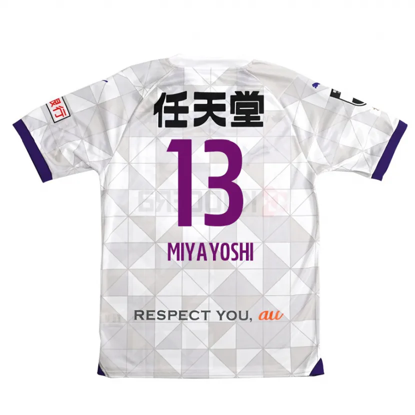 Danxen Herren Takumi Miyayoshi #13 Weiß Lila Auswärtstrikot Trikot 2024/25 T-Shirt Schweiz