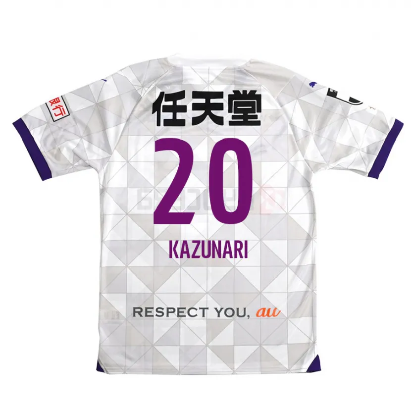 Danxen Herren Kazunari Kita #20 Weiß Lila Auswärtstrikot Trikot 2024/25 T-Shirt Schweiz