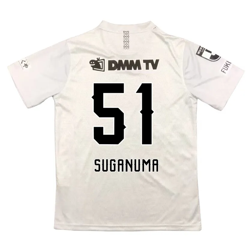 Danxen Herren Kazuaki Suganuma #51 Grauschwarz Auswärtstrikot Trikot 2024/25 T-Shirt Schweiz