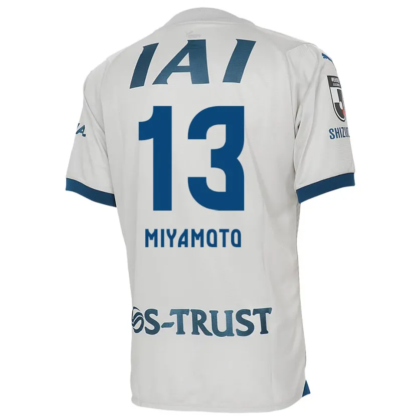 Danxen Herren Kota Miyamoto #13 Weiß Blau Auswärtstrikot Trikot 2024/25 T-Shirt Schweiz