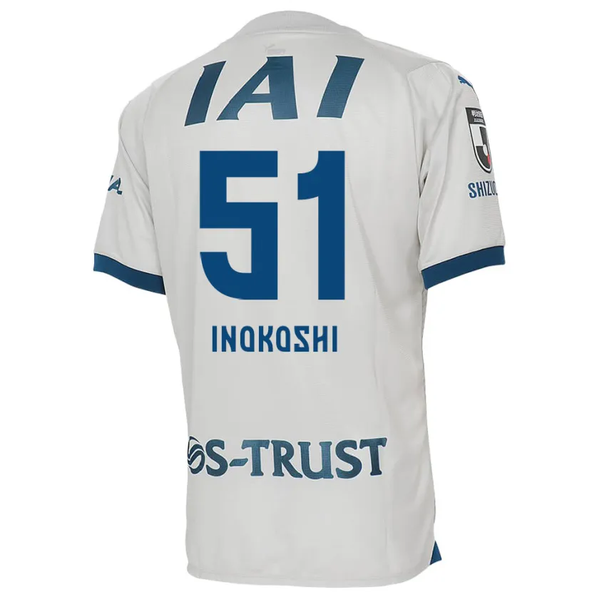 Danxen Herren Yui Inokoshi #51 Weiß Blau Auswärtstrikot Trikot 2024/25 T-Shirt Schweiz