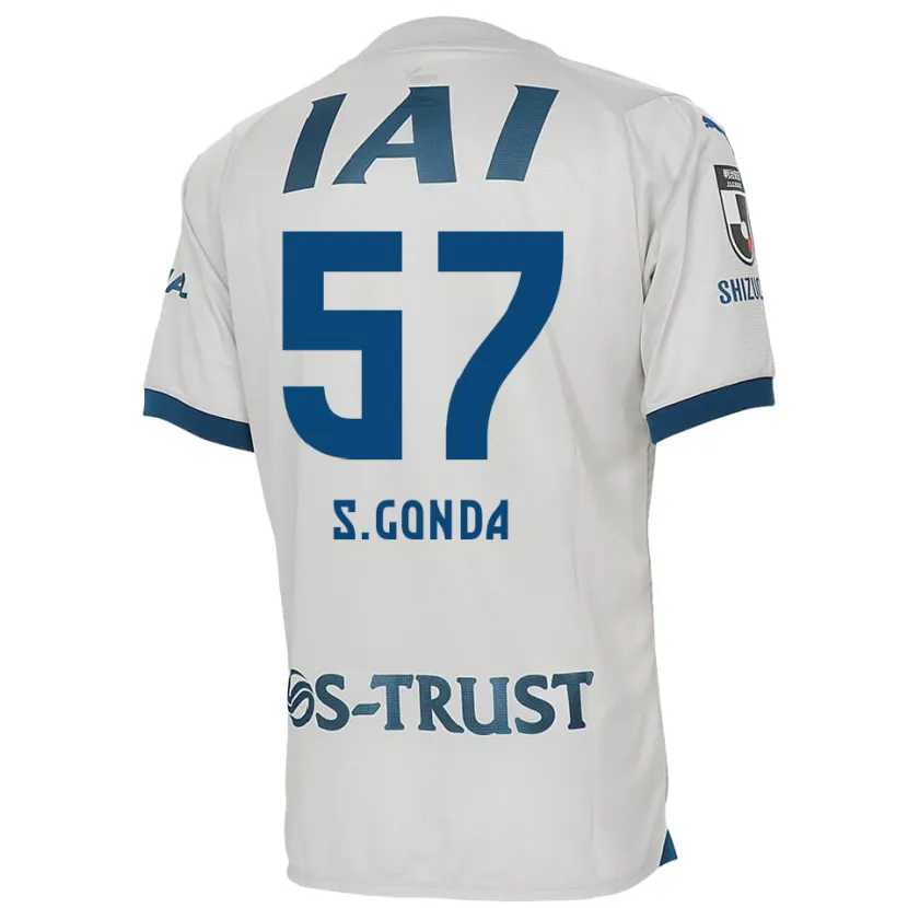 Danxen Herren Shuichi Gonda #57 Weiß Blau Auswärtstrikot Trikot 2024/25 T-Shirt Schweiz