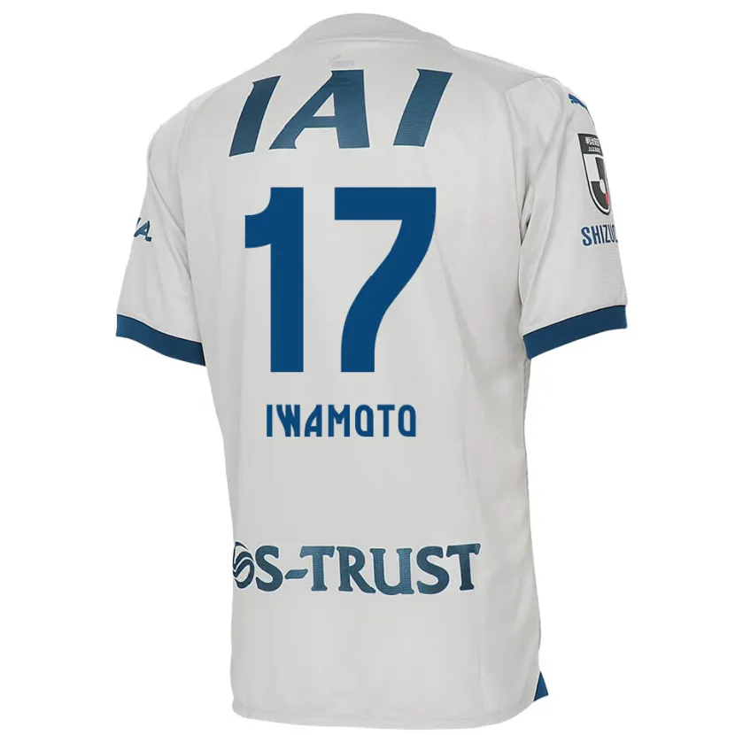 Danxen Herren Shogo Iwamoto #17 Weiß Blau Auswärtstrikot Trikot 2024/25 T-Shirt Schweiz