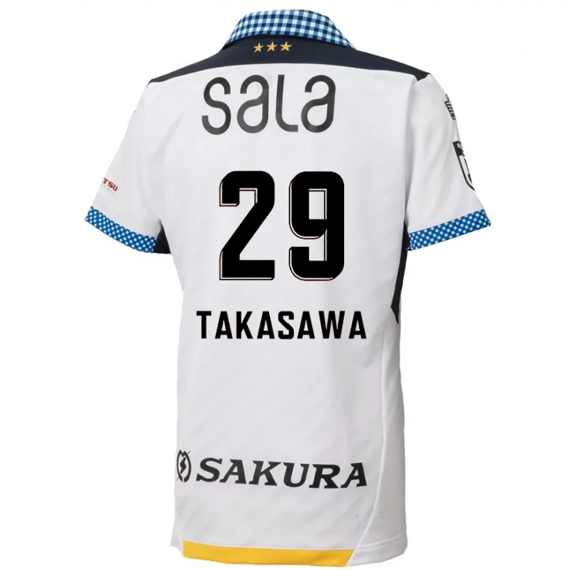 Danxen Herren Kaito Takasawa #29 Weiß Schwarz Auswärtstrikot Trikot 2024/25 T-Shirt Schweiz