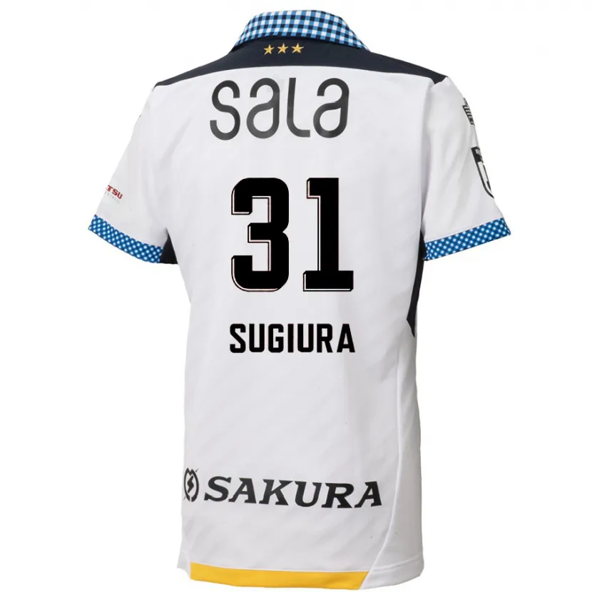 Danxen Herren Rinnosuke Sugiura #31 Weiß Schwarz Auswärtstrikot Trikot 2024/25 T-Shirt Schweiz