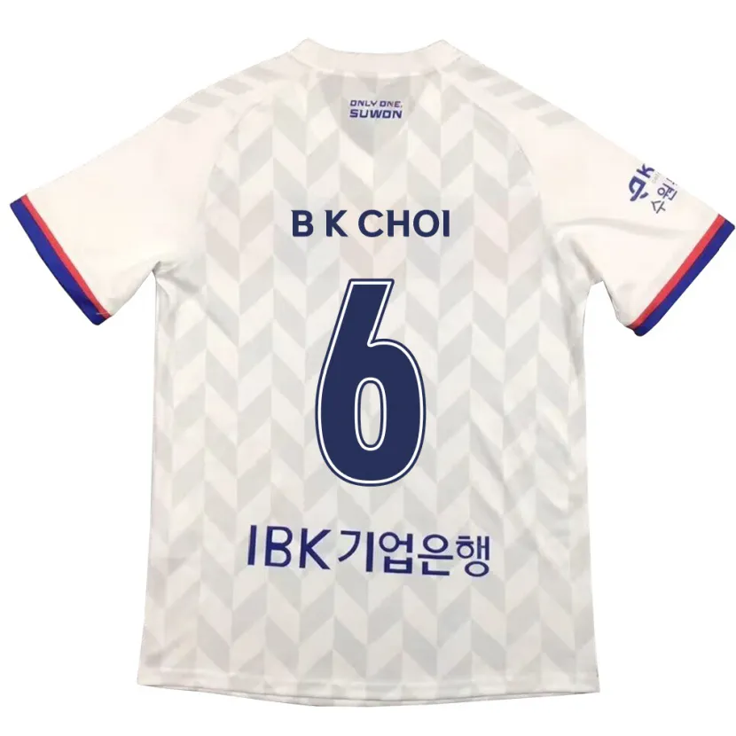 Danxen Herren Kyu-Baek Choi #6 Weiß Blau Auswärtstrikot Trikot 2024/25 T-Shirt Schweiz