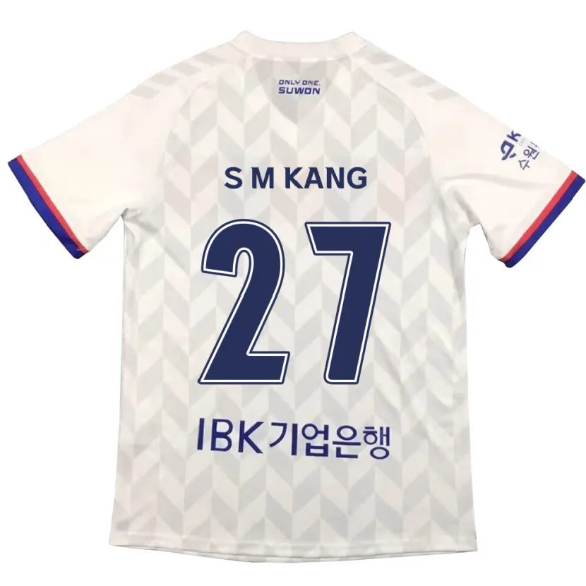 Danxen Herren Min-Sung Kang #27 Weiß Blau Auswärtstrikot Trikot 2024/25 T-Shirt Schweiz