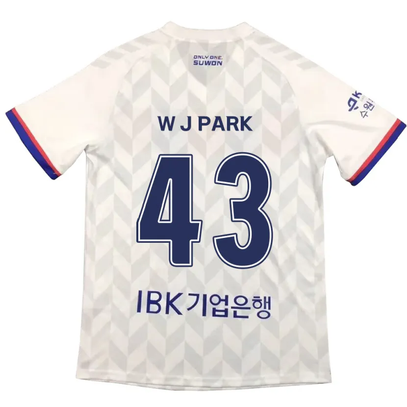 Danxen Herren Jin-Woo Park #43 Weiß Blau Auswärtstrikot Trikot 2024/25 T-Shirt Schweiz