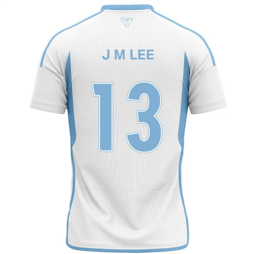 Danxen Herren Myung-Jae Lee #13 Weiß Blau Auswärtstrikot Trikot 2024/25 T-Shirt Schweiz