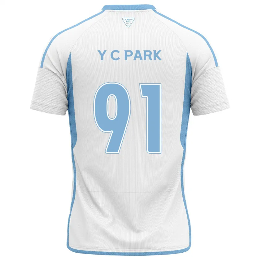 Danxen Herren Chu-Young Park #91 Weiß Blau Auswärtstrikot Trikot 2024/25 T-Shirt Schweiz