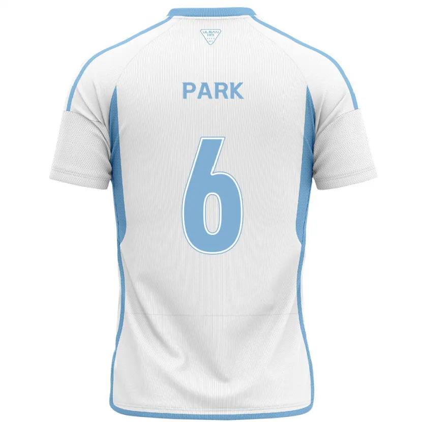 Danxen Herren Jun Park #6 Weiß Blau Auswärtstrikot Trikot 2024/25 T-Shirt Schweiz