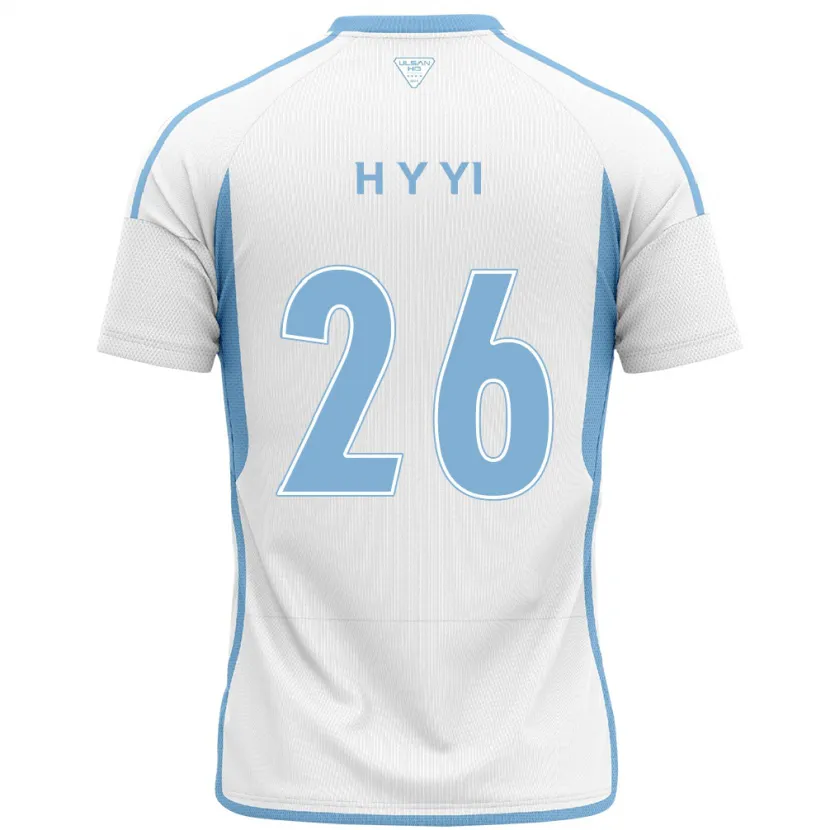 Danxen Herren Yong-Hyeon Yi #26 Weiß Blau Auswärtstrikot Trikot 2024/25 T-Shirt Schweiz