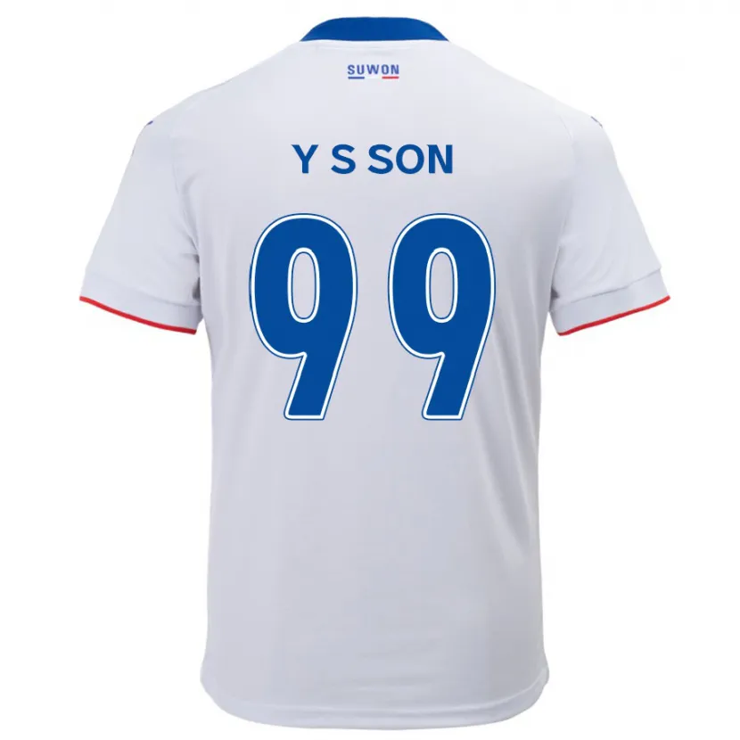 Danxen Herren Suk-Yong Son #99 Weiß Blau Auswärtstrikot Trikot 2024/25 T-Shirt Schweiz