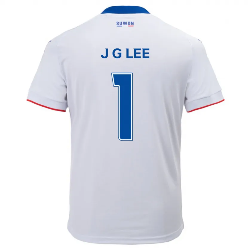 Danxen Herren Gyeong-Jun Lee #1 Weiß Blau Auswärtstrikot Trikot 2024/25 T-Shirt Schweiz