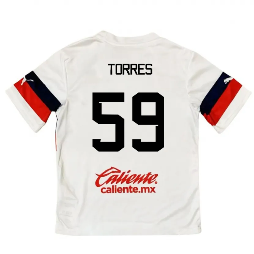 Danxen Herren Christian Torres #59 Weiß Rot Auswärtstrikot Trikot 2024/25 T-Shirt Schweiz