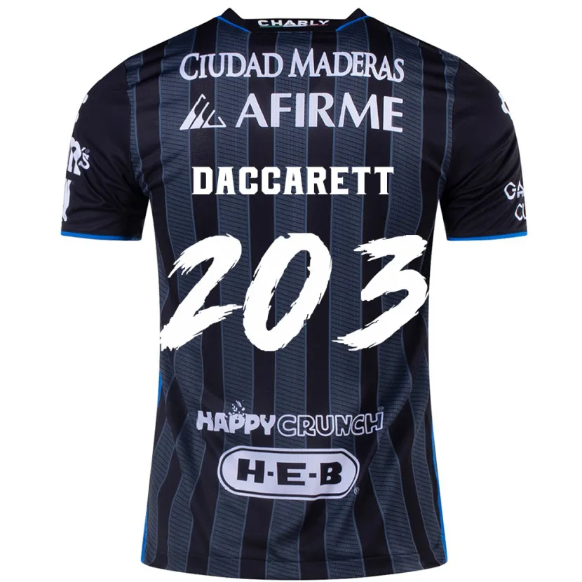 Danxen Herren Juan Daccarett #203 Weiß Schwarz Auswärtstrikot Trikot 2024/25 T-Shirt Schweiz