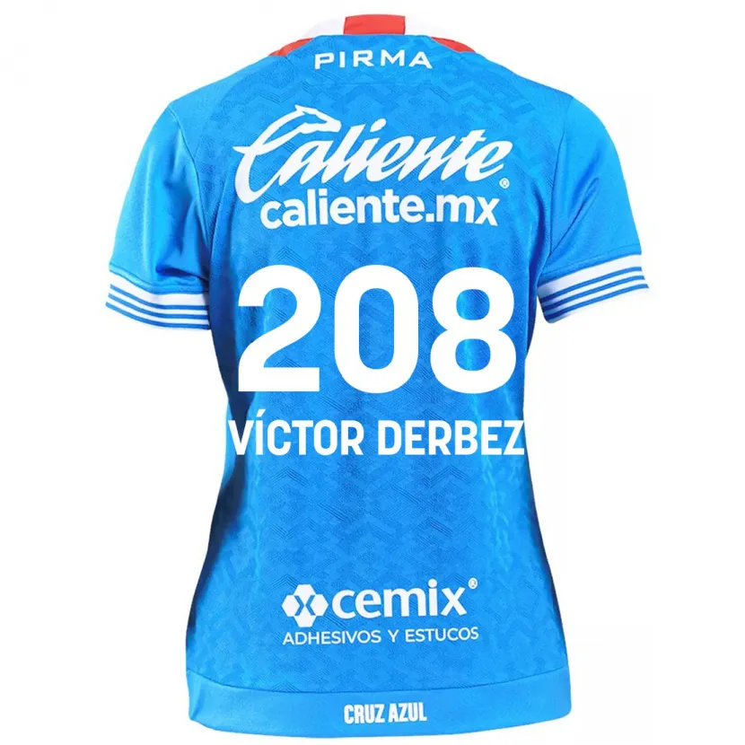 Danxen Damen Louis Víctor Derbez #208 Himmelblau Heimtrikot Trikot 2024/25 T-Shirt Schweiz