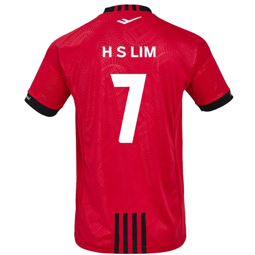 Danxen Damen Sang-Hyub Lim #7 Rot Schwarz Heimtrikot Trikot 2024/25 T-Shirt Schweiz