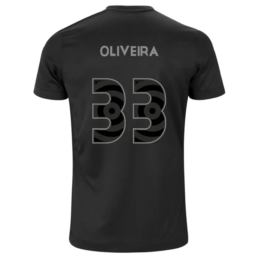 Danxen Damen Ruan Oliveira #33 Schwarz Auswärtstrikot Trikot 2024/25 T-Shirt Schweiz