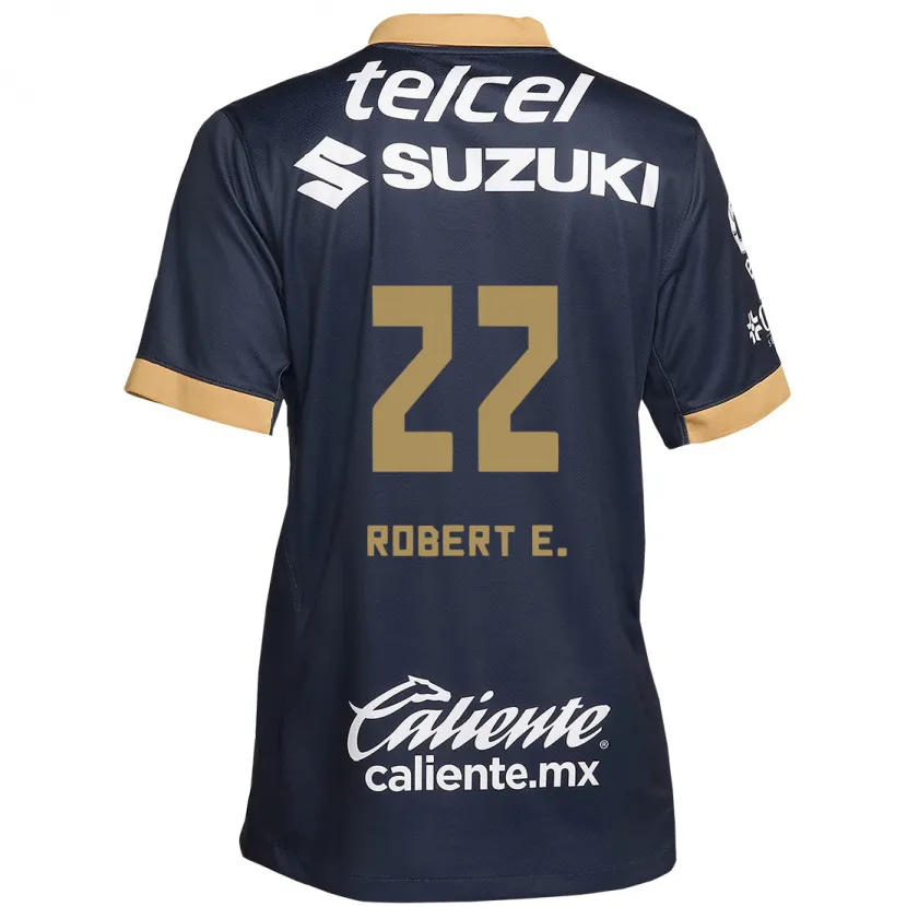 Danxen Damen Robert Ergas #22 Obsidian Gold Weiß Auswärtstrikot Trikot 2024/25 T-Shirt Schweiz