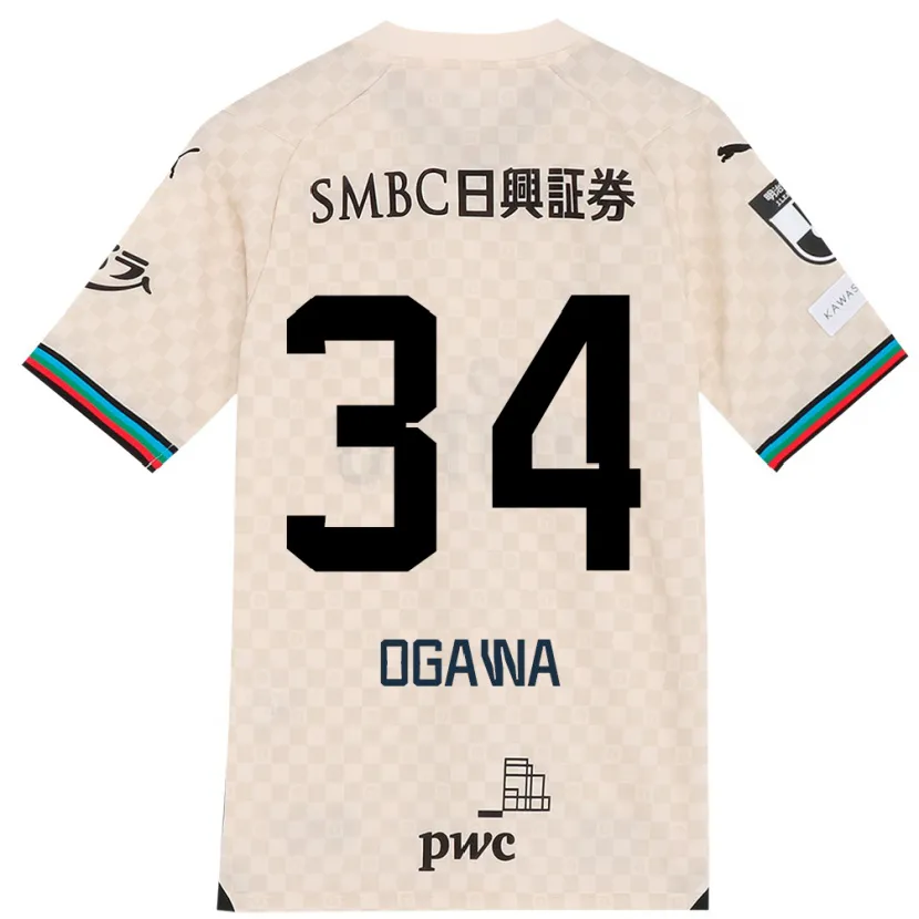 Danxen Damen Hiroto Ogawa #34 Weiß Grau Auswärtstrikot Trikot 2024/25 T-Shirt Schweiz