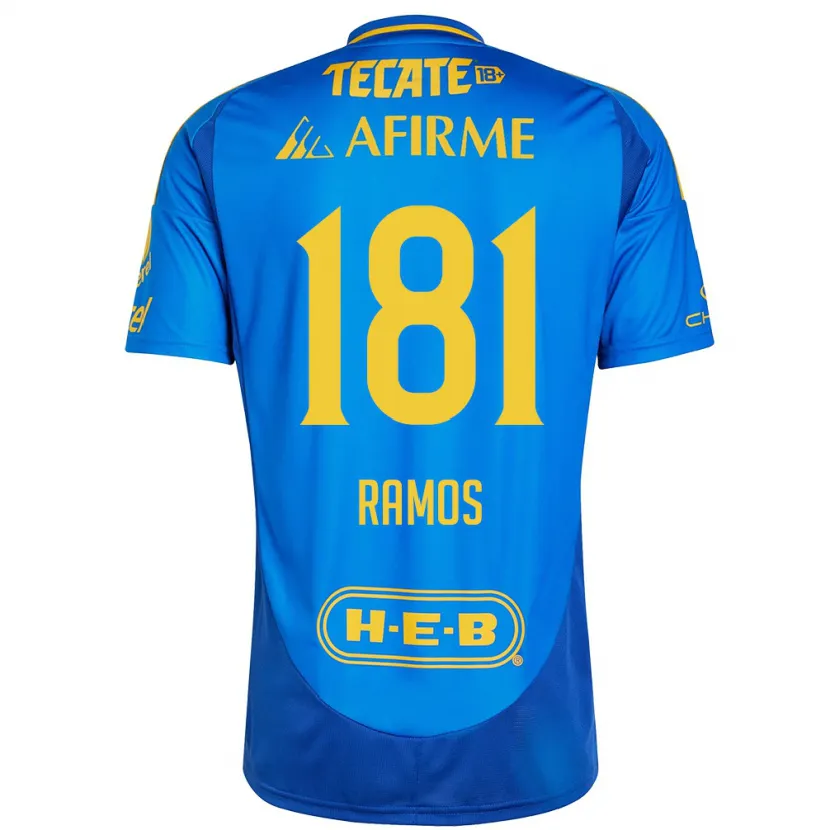 Danxen Damen Anthony Ramos #181 Blau Gelb Auswärtstrikot Trikot 2024/25 T-Shirt Schweiz