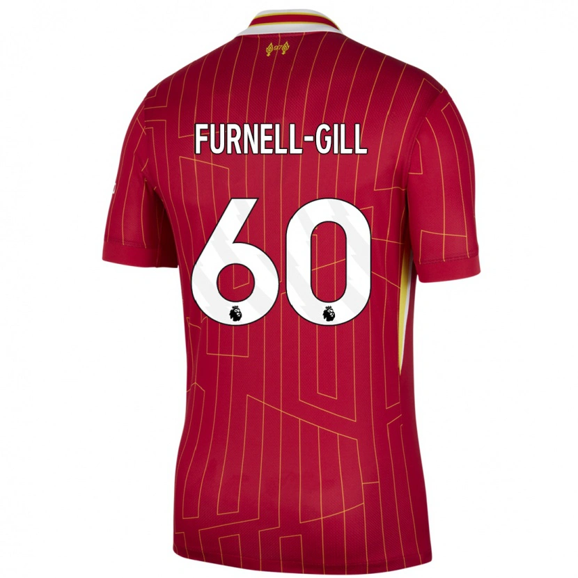 Danxen Kinder Luca Furnell-Gill #60 Rot Gelb Weiß Heimtrikot Trikot 2024/25 T-Shirt Schweiz