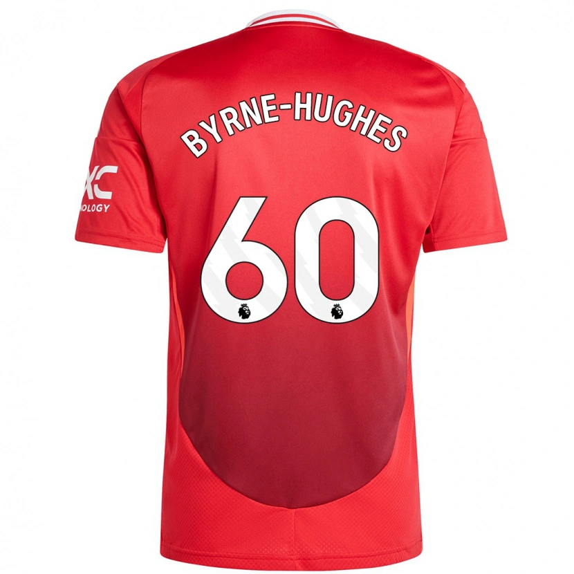 Danxen Kinder Cameron Byrne-Hughes #60 Hellrot Heimtrikot Trikot 2024/25 T-Shirt Schweiz