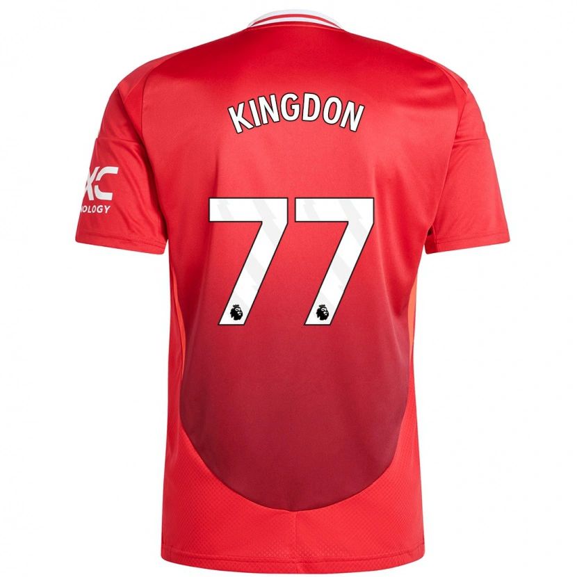 Danxen Kinder Jack Kingdon #77 Hellrot Heimtrikot Trikot 2024/25 T-Shirt Schweiz