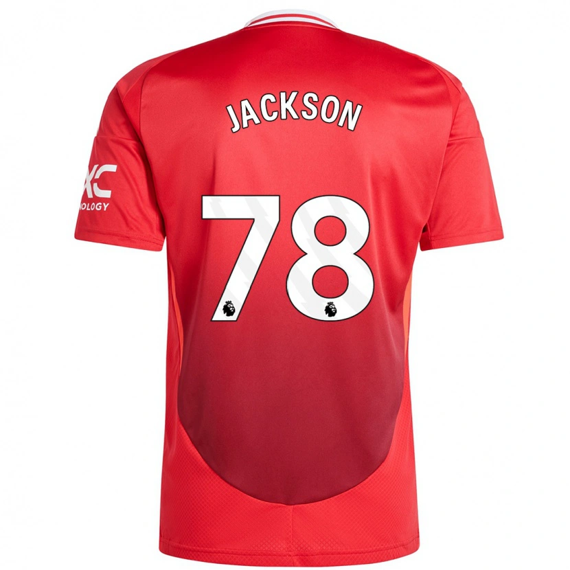 Danxen Kinder Louis Jackson #78 Hellrot Heimtrikot Trikot 2024/25 T-Shirt Schweiz