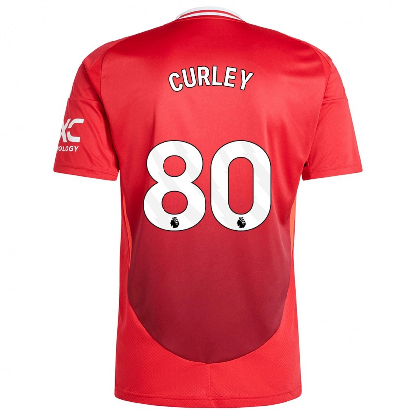 Danxen Kinder Ruben Curley #80 Hellrot Heimtrikot Trikot 2024/25 T-Shirt Schweiz